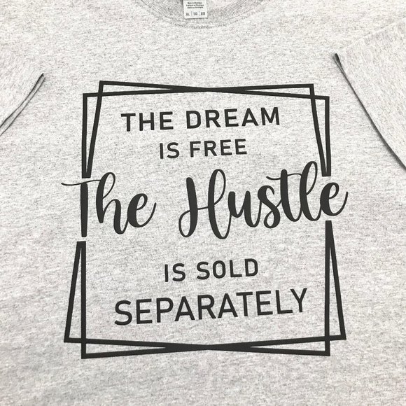 Gildan Cotton Unisex Adult Grey T-Shirt Size XL Printing is Handmade. Brand New - Picture 2 of 5